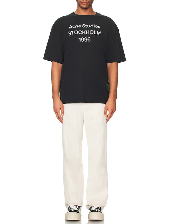 Acne Studios Exford U 1996 T-shirt in Faded Black | FWRD Acne Studios Exford U 1996 T-shirt in Faded Black | FWRD