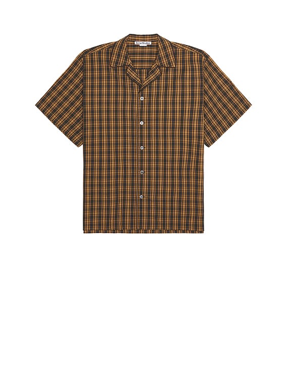 Acne Studios Shirt in Brown & Green | FWRD