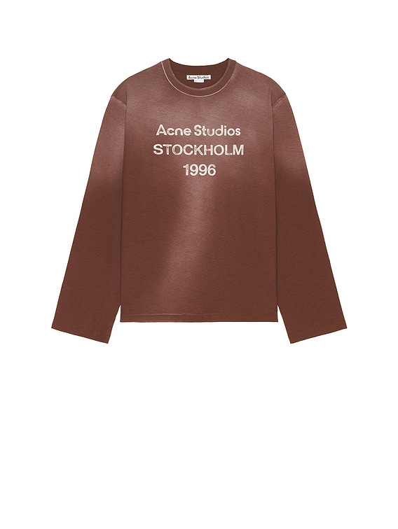 Acne Studios ブラウン 長袖Tシャツ M 【公式通販】