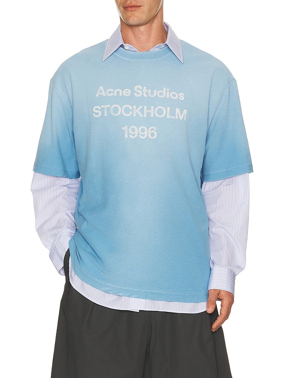 Acne Studios Exford 1996 Tee in Cornflower Blue | FWRD