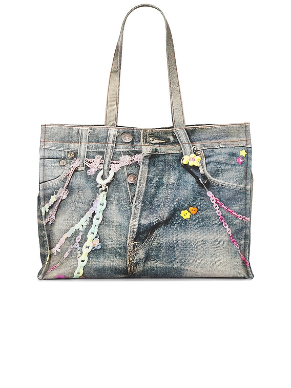 Acne Studios ヴィンテージデニムトートバッグ 人気商品】Acne Studios ヴィンテージデニムトートバッグ Acne