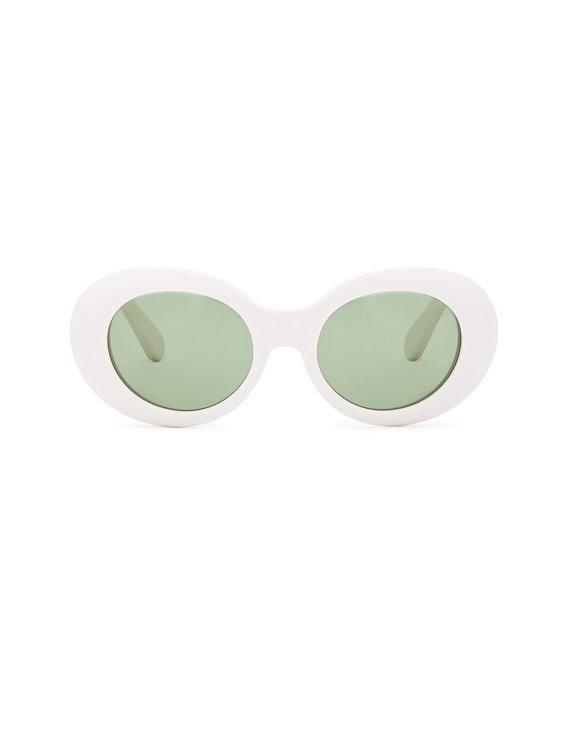 acne studios white sunglasses
