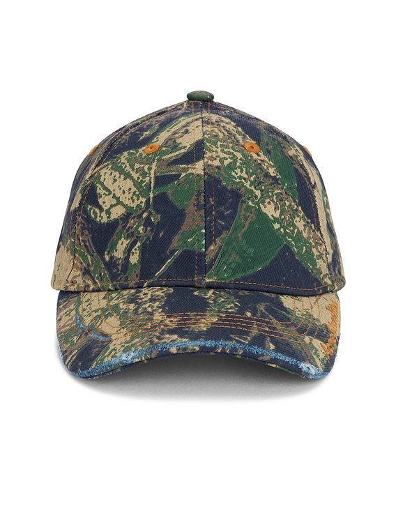 Acne Studios Carliy Mossy Oak Hat in Brown | FWRD display picture 1