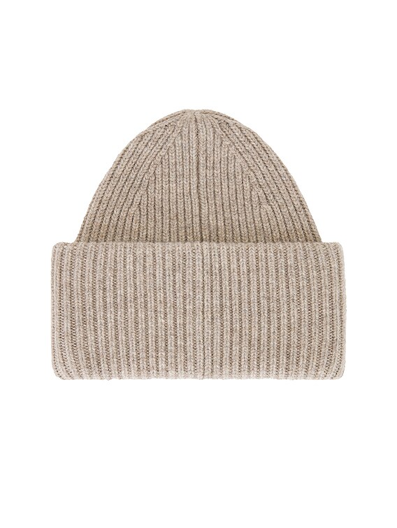 Acne Studios ビーニー　Ron Herman Todayful Acne Studios Pansy Face Beanie in Greige Melange | FWRD
