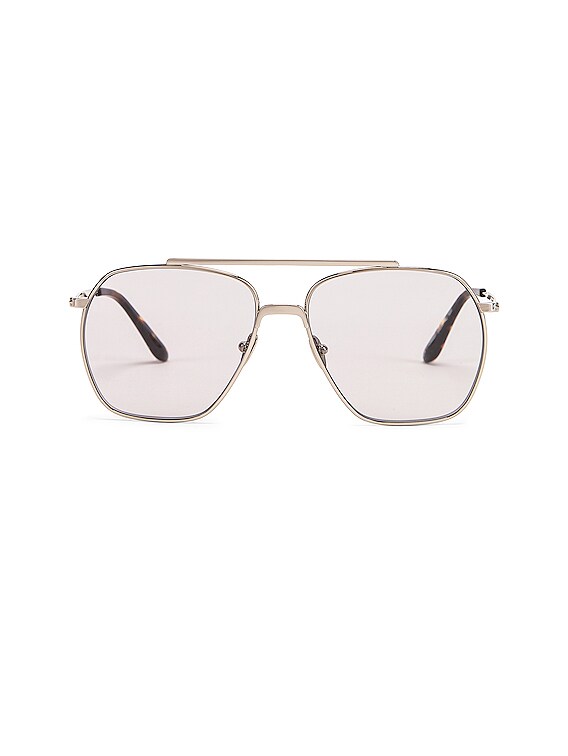 Acne Studios Anteom Sunglasses in Silver & Grey | FWRD