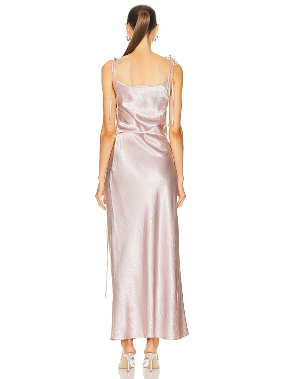 Acne Studios Maxi Dress in Light Lilac Purple FWRD