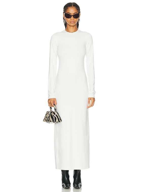 【アクネ・ACNE STUDIOS】LONG DRESS Acne Studios Long Sleeve Maxi Dress in Off White | FWRD