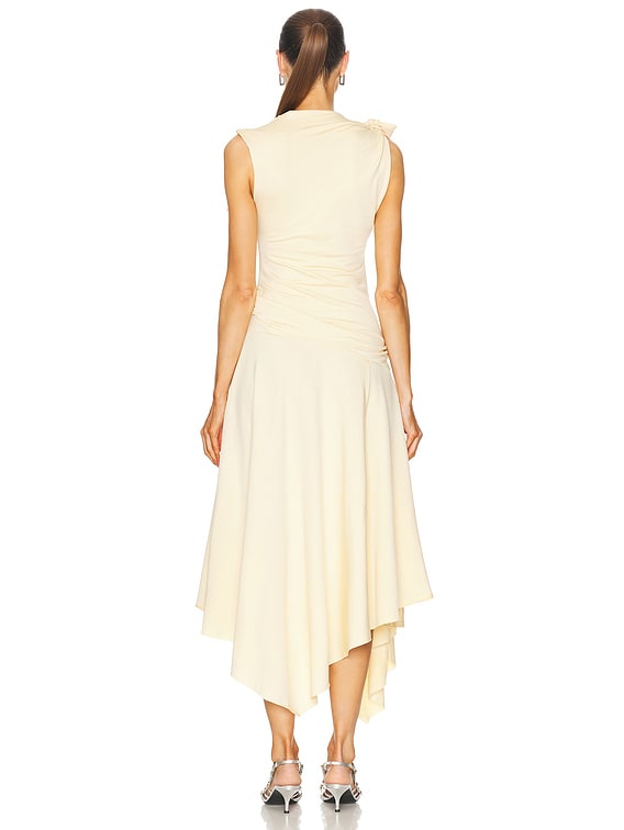 Acne Studios Enouk Dress in Soft Yellow | FWRD