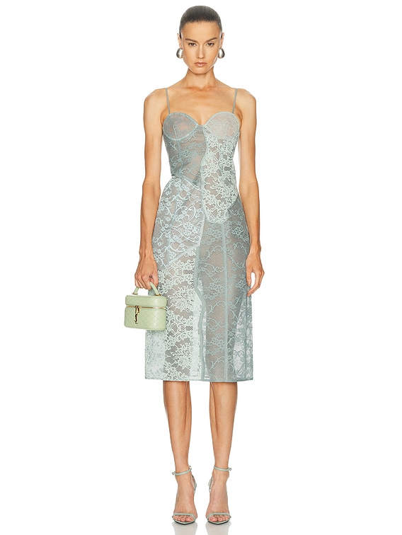 knee length dresses for ladies Satin Lace Dress