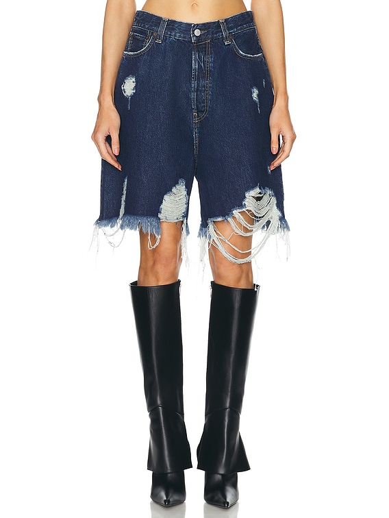Acne Studios Shorts in Mid Blue | FWRD