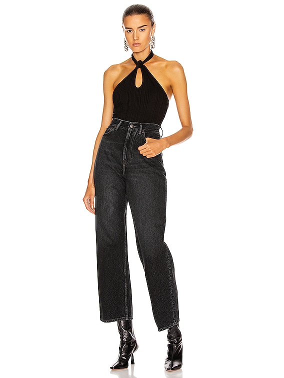 Acne Studios 1993 Vintage Crop in Black | FWRD