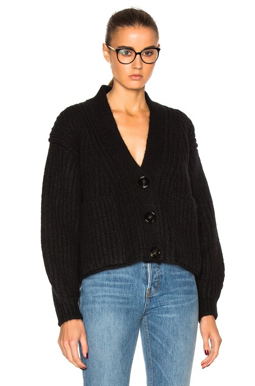 Acne Studios Hadlee Chunky Sweater in Black | FWRD