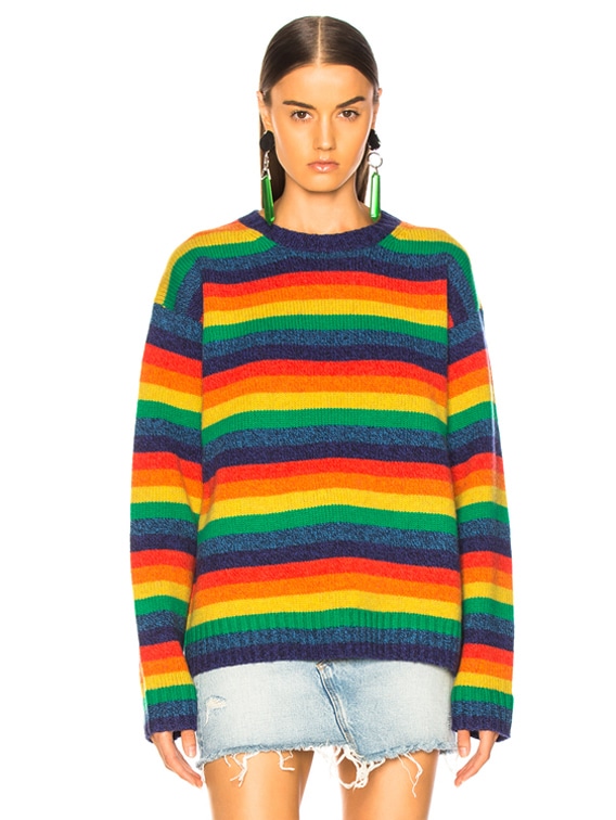 Acne Studios Samara Rainbow Sweater in 