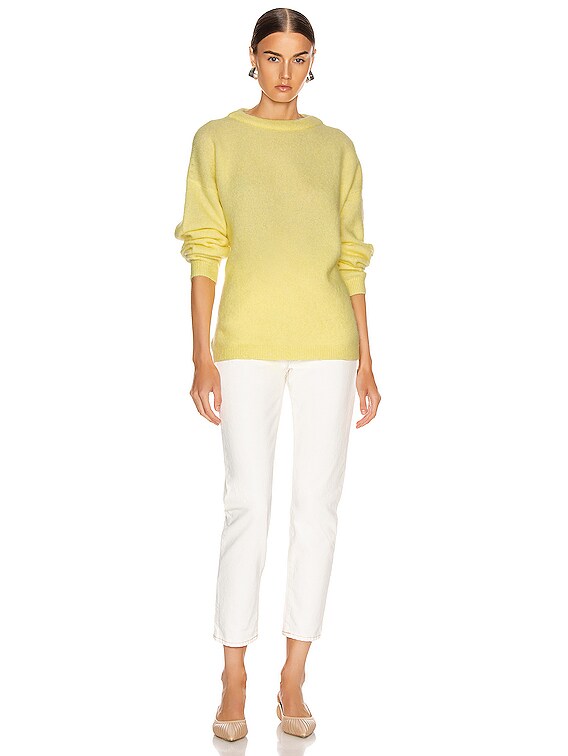 Acne Studios Dramatic Mohair Sweater in Black | FWRD