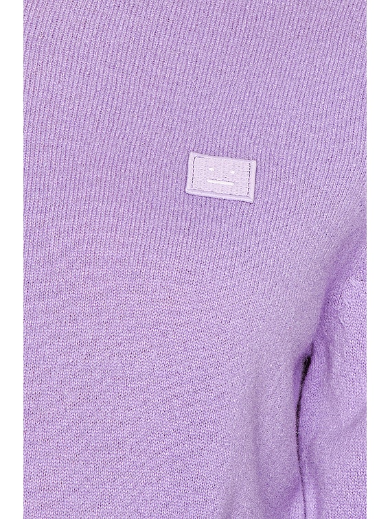 acne studios purple sweater