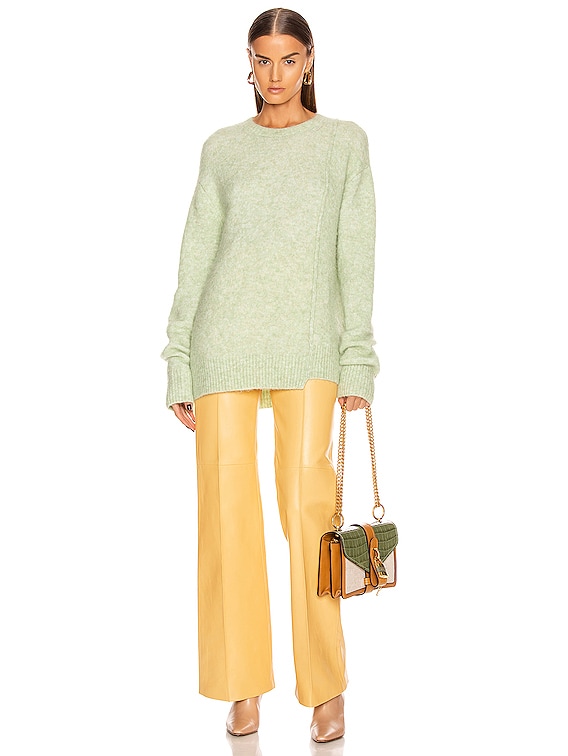 Acne Studios Alpaca Sweater in Pistachio Green | FWRD