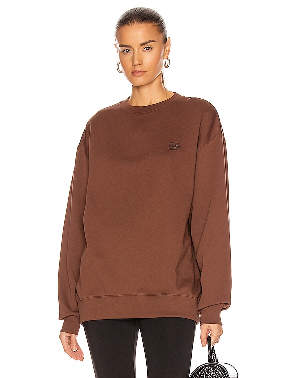 Acne studios face sales sweatshirt