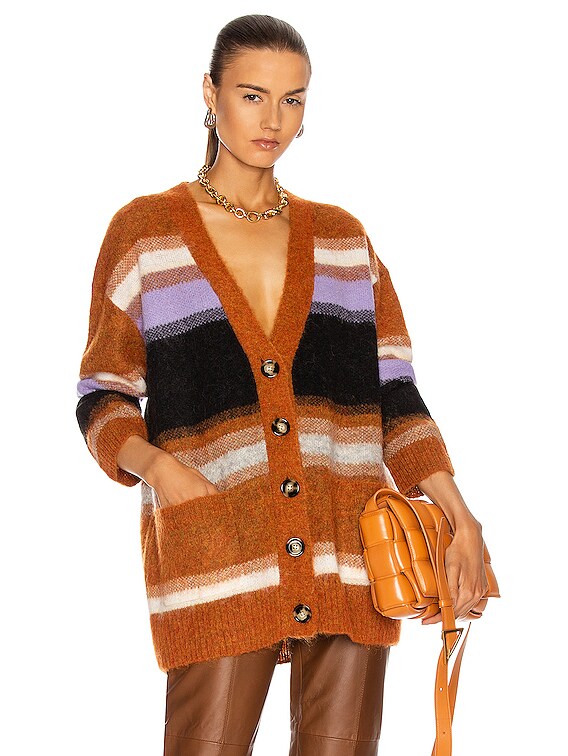 pumpkin orange cardigan