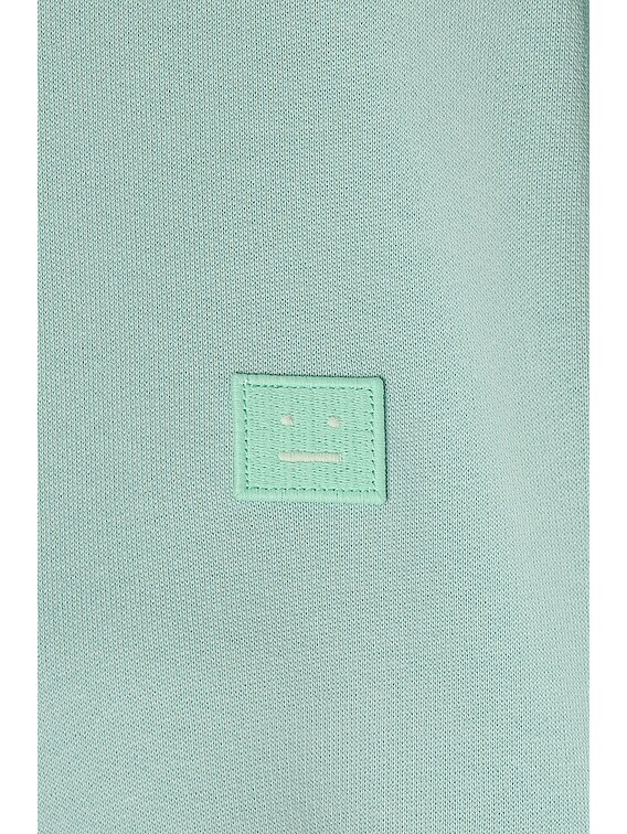 Acne Studios アクネ Spearmint Green Acne Studios Forba Face Sweatshirt in Spearmint Green | FWRD