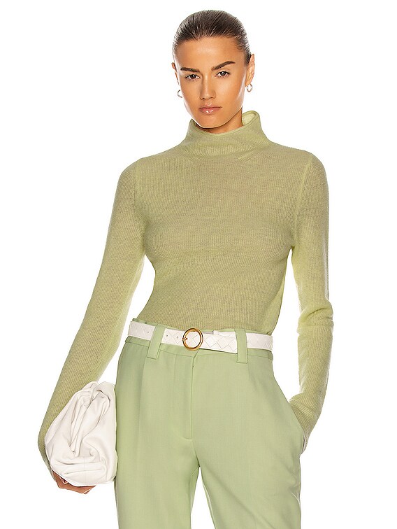 Acne Studios Turtleneck Sweater in Lemon Yellow | FWRD