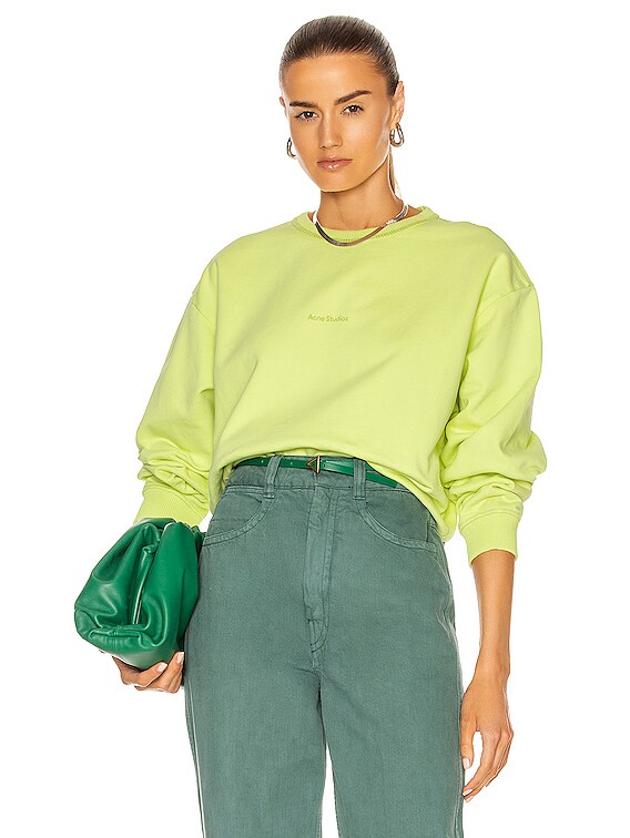 lemon yellow sweatshirt