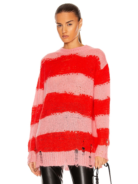 Acne studios red top sweater