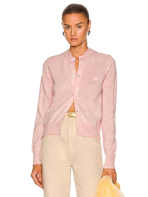 Acne Studios KEVA カーディガン - Faded Pink Melange | FWRD