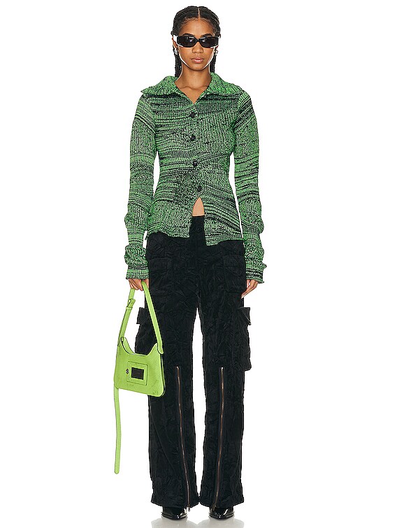 Acne Studios セーター - Navy & Fluo Green | FWRD