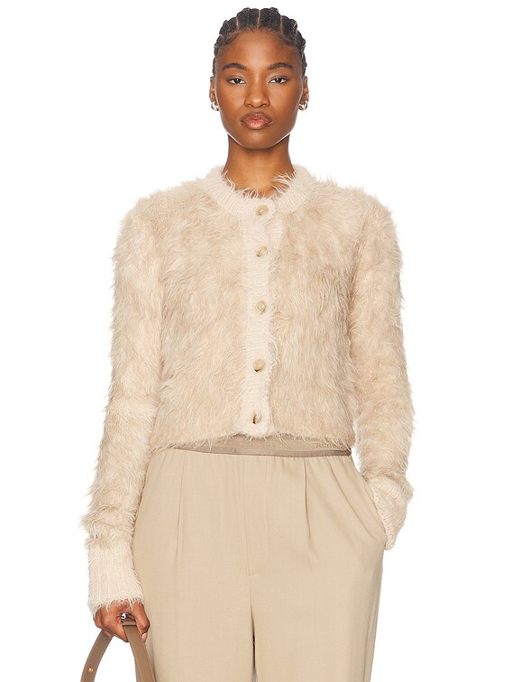 Acne Studios Kradi Cardigan in Beige | FWRD