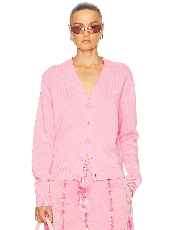Acne Studios Keven Cardigan in Cameo Pink | FWRD
