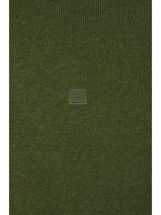 Acne Studios Kalas Yak Core Sweater in Bottle Green | FWRD