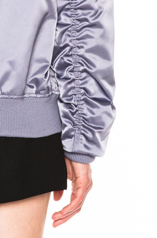 【通販激安】 Acne Studios Leia Bomber Jacket in Lilac | FWRD ジャケット・アウター