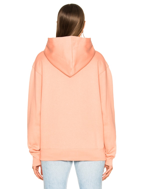 acne studios pink ferris face hoodie