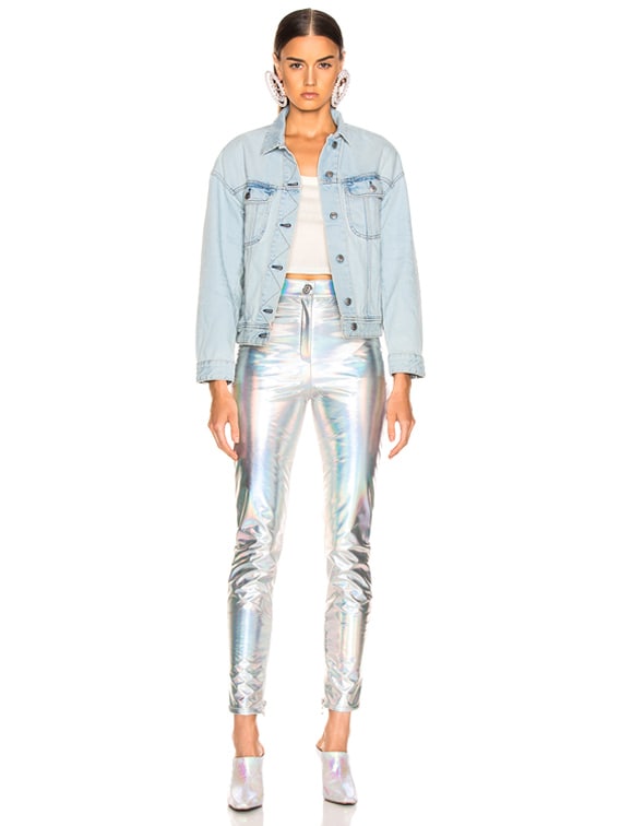 Acne Studios x Bla Konst Lamp Jacket in Light Blue | FWRD Acne Studios x Bla Konst Lamp Jacket in Light Blue | FWRD