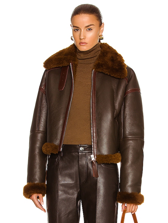 Acne Studios Jacket in Brown & Brown in Brown & Brownn | FWRD