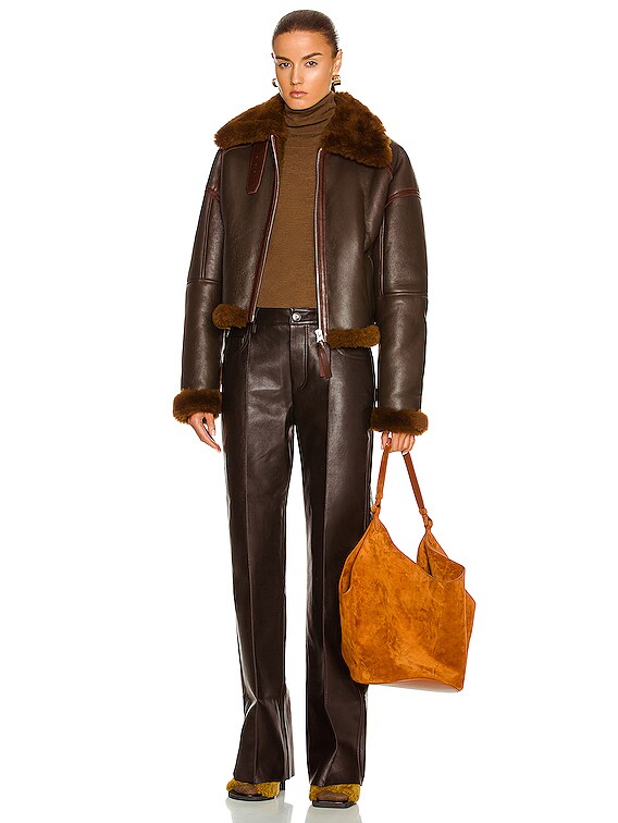 Acne Studios Jacket in Brown & Brown in Brown & Brownn | FWRD