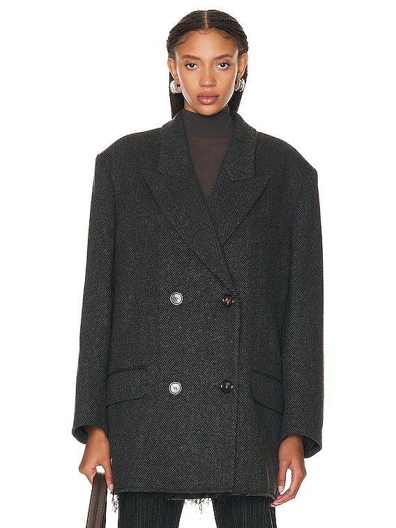 Acne studios double breasted 2025 coat