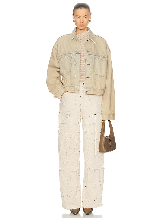 ジャケット ACNE STUDIOS Woman Jacket Sand A90636 AE0 Acne Studios Jacket in Light Sand | FWRD