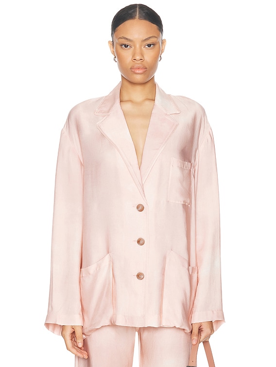 Acne studios pink coat best sale