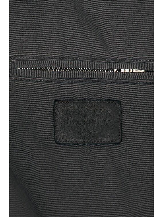 Acne Studios Okra Bomber Jacket in Anthracite Grey | FWRD