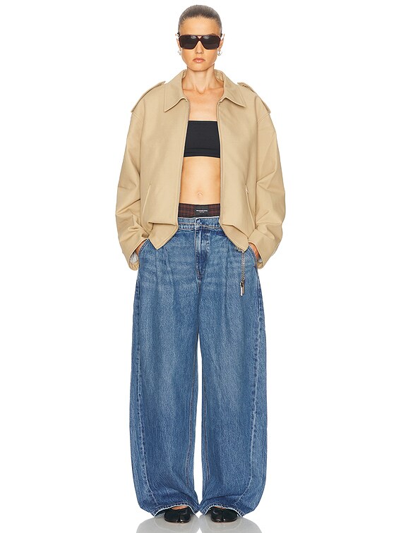 Acne Studios Onaga Work Jacket in Beige | FWRD