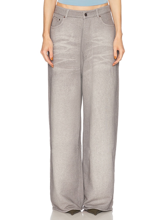 Acne Studios Edemi Trouser in Grey Melange | FWRD