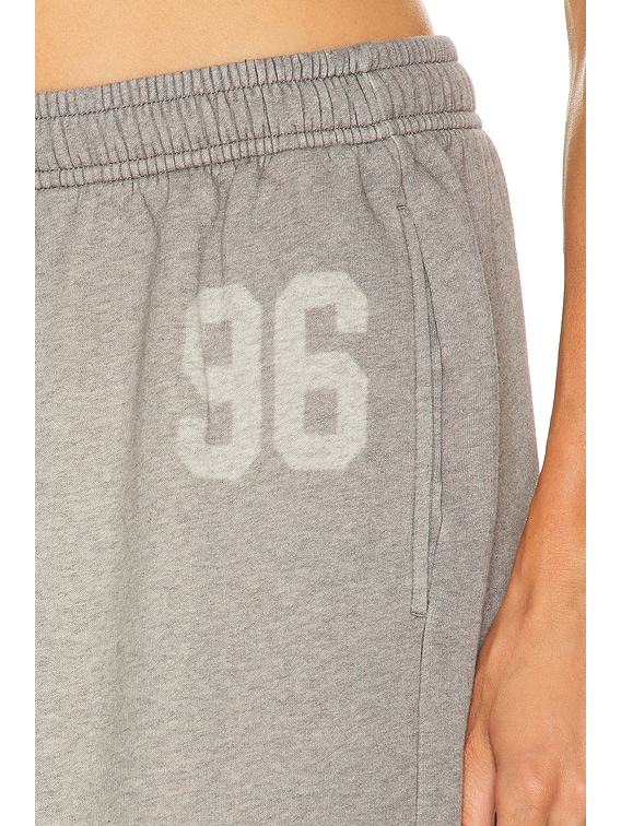 Acne Studios Felin College Sweat Pant in Grey Melange | FWRD