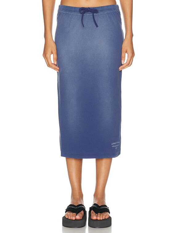 Acne Studios Edora Sunkissed Skirt in Navy Blue | FWRD