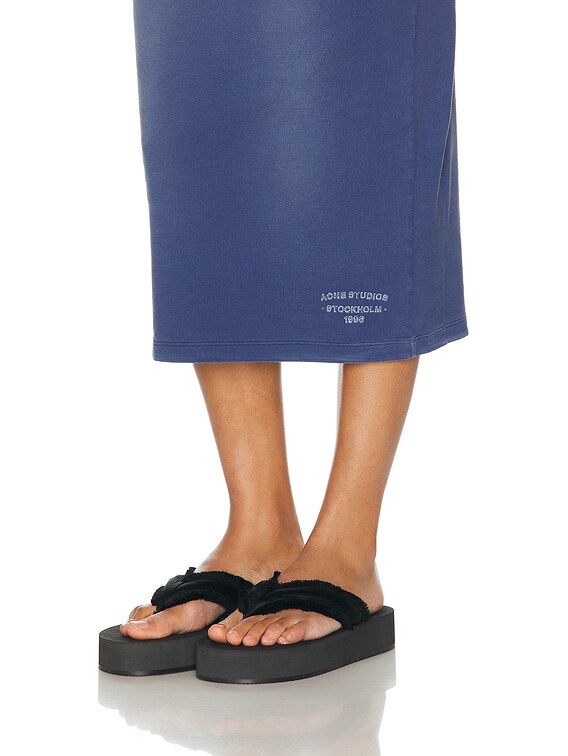 Acne Studios Edora Sunkissed Skirt in Navy Blue | FWRD