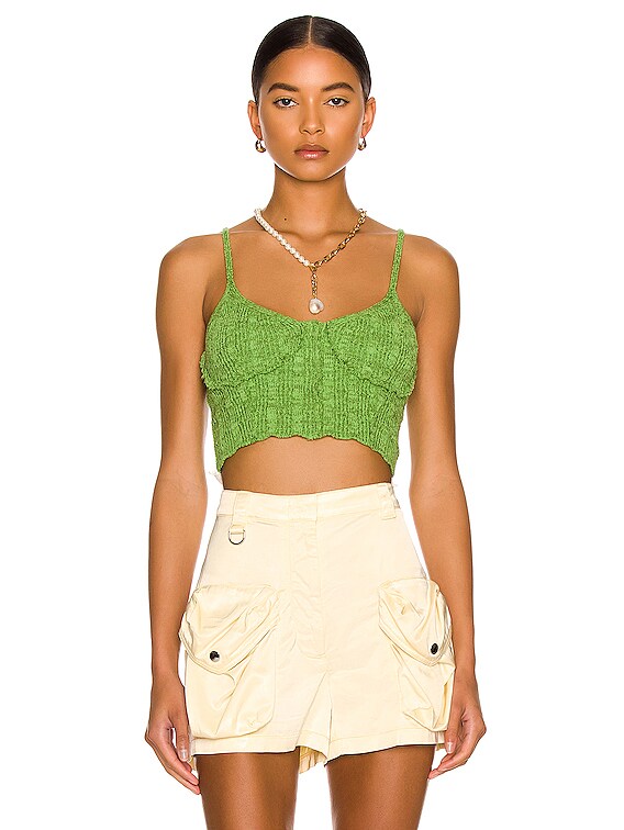Acne Studios Tank Top in Grass Green | FWRD