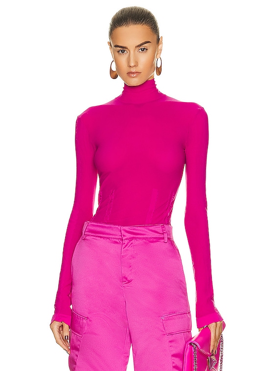 Fuchsia shop pink turtleneck