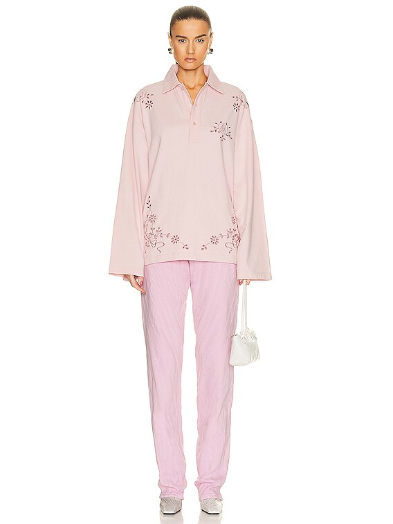 Acne Studios Long Sleeve Top in Powder Pink | FWRD