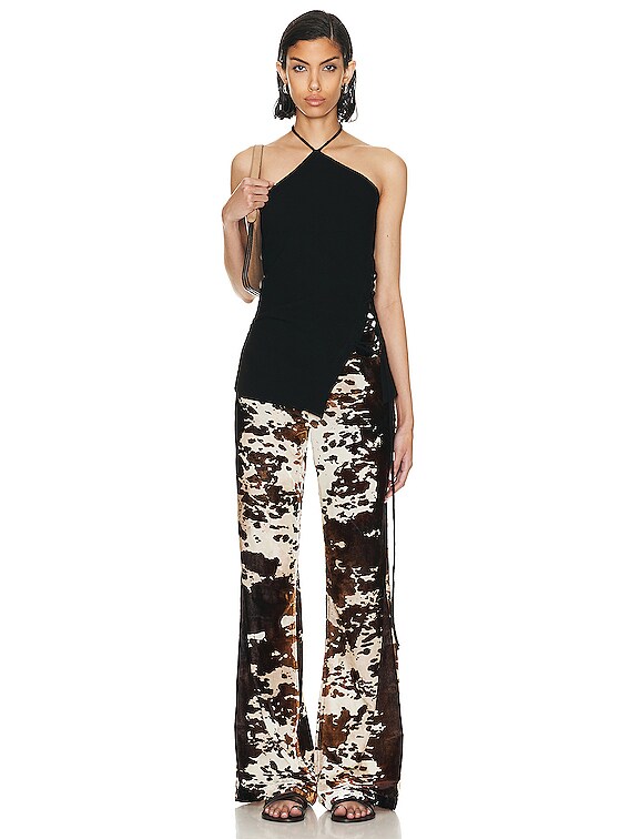 Acne Studios Halter Neck Top in Black | FWRD Acne Studios Halter Neck Top in Black | FWRD