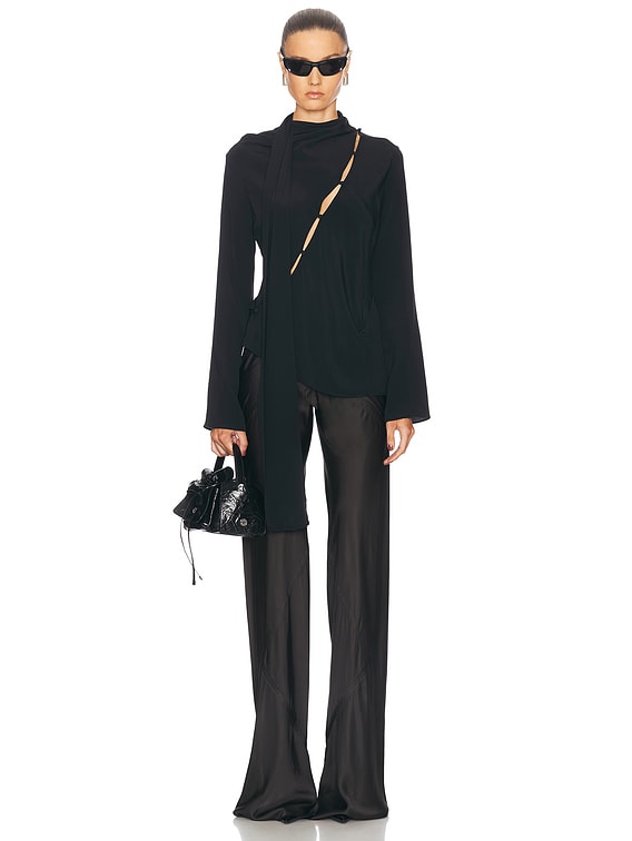 Acne Studios SANDRINE トップ - Black | FWRD